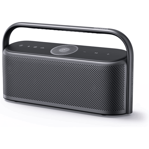 Anker Soundcore Motion X600 Portable Bluetooth Speaker with Wireless Hi-Res Spatial Audio, 50W Power Output, Upward-Firing Driver, 3D Grid, IPX7 Rated Protection, Lunar Blue | Motion-X600