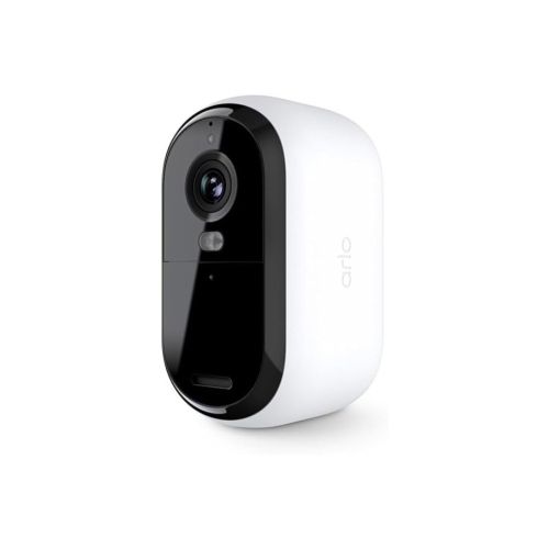 Arlo Essential Wireless Security Camera, 2nd Generation - Outdoor & Indoor Wireless Camera with Integrated Spotlight, Color Night Vision, Motion Sensor & DIY Setup - White, 1 Pack, VMC3050