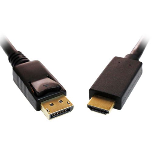 Tera Grand DisplayPort Male to HDMI Male Cable (10')