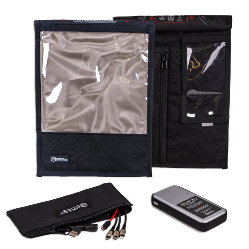 MISSION DARKNESS™ NEOLOK FARADAY BAG FOR TABLETS WITH BATTERY KIT