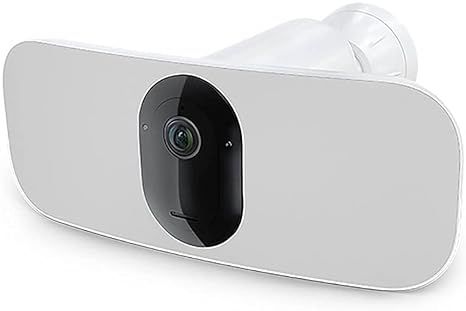 Arlo Pro 3 Floodlight Camera - Wireless Security Camera with LED Floodlight, Color Night Vision, Motion Sensor, 2-Way Audio & 2K Resolution with HDR - White, FB1001