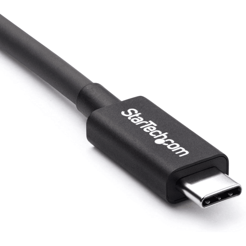 StarTech.com 2m (6.6ft) Passive Thunderbolt 3 Cable, 20Gbps, 100W PD, 4K Video, Thunderbolt Cable, Compatible with USB4/DP Alt Mode, Thunderbolt 4, USB 3.2/Type-C (TBLT3MM2M)