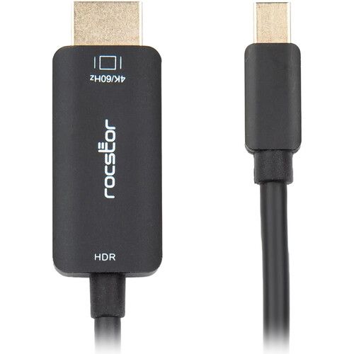 Rocstor 10' Mini-DisplayPort to HDMI Cable (Black)