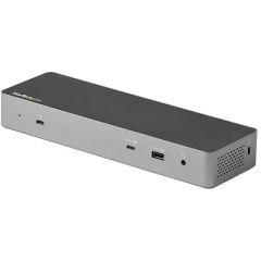 Thunderbolt 3 Dock w/ USB-C Host Compatibility - Dual 4K 60Hz DisplayPort 1.4 or Dual HDMI Monitors - Single 8K - TB3/USB-C Laptop Docking Station - 96W PD, 5xUSB - 10Gbps