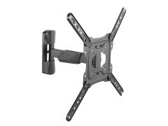 Monoprice Essential Full Motion TV Wall Mount Bracket Low Profile For 23" To 55" TVs up to 77lbs, Max VESA 400x400