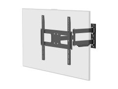 Monoprice Premium Full Motion TV Wall Mount Bracket Outdoor Waterproof, Corrosion Resistant For 32" To 100" TVs up to 110lbs, Max VESA 400x400