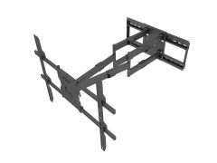 Monoprice Commercial Full Motion TV Wall Mount Bracket Extra Large and Extra Long Extension Range to 38.6" For 60" To 110" TVs up to 275lbs, Max VESA 800x600
