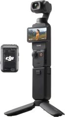 DJI Osmo Pocket 3 Creator Combo, Vlogging Camera with 1'' CMOS & 4K/120fps Video, 3-Axis Stabilization, Face/Object Tracking, Fast Focusing, Mic Included for Clear Sound, Small Camera for Photography