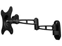 Monoprice Essential Full Motion TV Wall Mount Bracket For 10" To 24" TVs up to 30lbs, Max VESA 100x100