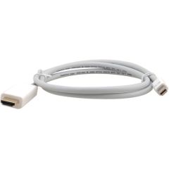 Kramer Mini DisplayPort Male to HDMI Male Cable (3', White)