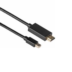 Kramer Mini DisplayPort Male to HDMI Male Cable (3', Black)