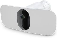 Arlo Pro 3 Floodlight Camera - Wireless Security Camera with LED Floodlight, Color Night Vision, Motion Sensor, 2-Way Audio & 2K Resolution with HDR - White, FB1001