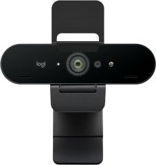 Logitech Brio 4K Webcam, Ultra 4K HD ViLogitech Brio 4K Webcam, Ultra 4K HD Video Calling, Noise-Canceling mic, HD Auto Light Correction, Wide Field of View, Works with Microsoft Teams, Zoom, Google Voice, PC/Mac/Laptop/MacBook/Tabletdeo Calling, Noise-Ca