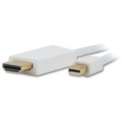 Comprehensive Mini DisplayPort Male to HDMI Cable (3')