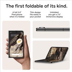 Google Pixel Fold - Unlocked Android 5G Smartphone with Telephoto Lens and Ultrawide Lens - Foldable Display - 24-Hour Battery - 256 GB