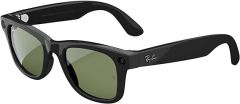 Ray-Ban Meta - Wayfarer (Standard) Smart Glasses - Shiny Black, G15 Green
