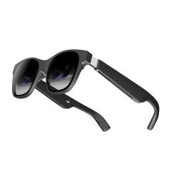 XREAL Air AR Glasses, Smart Glasses with Massive 201" Micro-OLED Virtual Theater, Augmented Reality Glasses, Watch, Stream, and Game on PC/Android/iOS?Consoles & Cloud Gaming Compatible