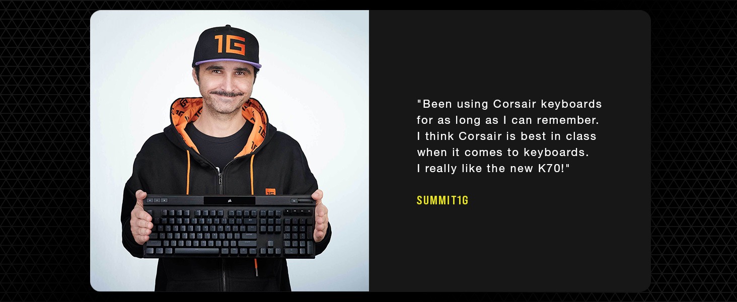 SUMMIT1G, new, Corsair k70 keyboard